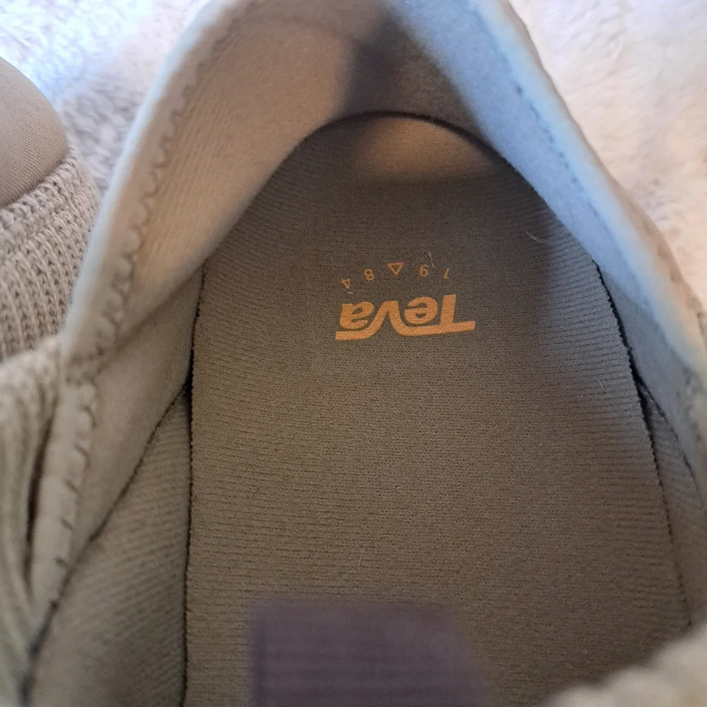 Teva Women's Slip-On Quilted Sneakers Beige